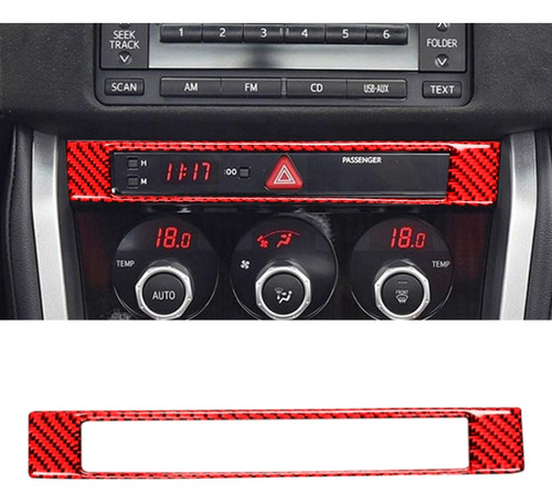 Adhesivo Rojo De Reloj De Control Central Para Subaru Brz/to