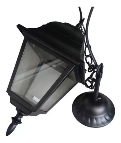 Farol Negro Colgante E27 110v 300w. 042466 