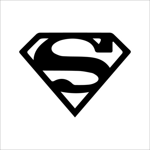 Cuadro Calado Superman Para Decoracion En Mdf 50x40 Cm