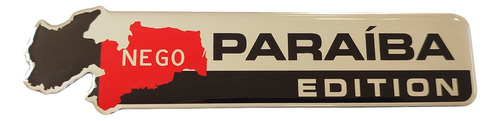 Adesivo Emblema Resinado Estado Paraíba Edition Moto Carro