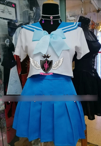 Conjunto Cosplay Seifuku Uniforme Japonés Sailor Mercury 