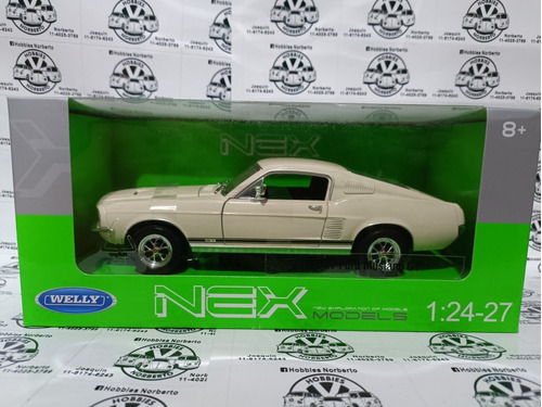 Ford Mustang Gt 1967 Welly A Escala 1/24-27 Hobbies Norberto