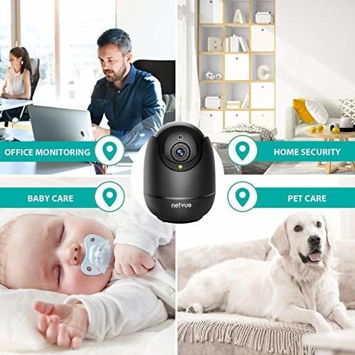Netvue Indoor Camera, Cámara De Seguridad Mejorada Con...