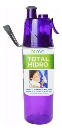 Garrafa Squeeze Borrifador De Água Tot Hidro O2 Cool Unidade