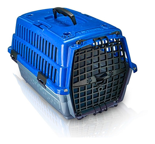 Caixa De Transporte Pet Love Travel Nº2 Azul Pet Injet
