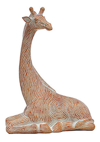 Figura Decorativa Jirafa 12x32x31cm