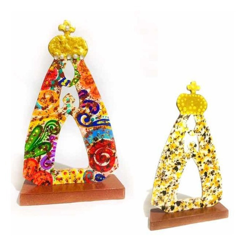 Imagen 3 de 8 de Virgen Del Valle Siluetas Decorativas Mdf Recuerdos Souvenir