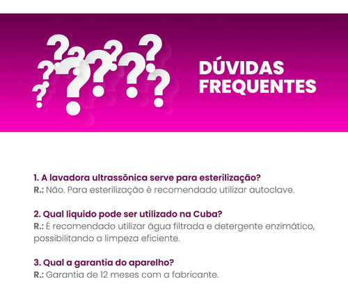 Lavadora Ultrassônica Para Limpeza Evoxx