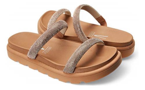 Papete Vizzano Plataforma Casual Dourado