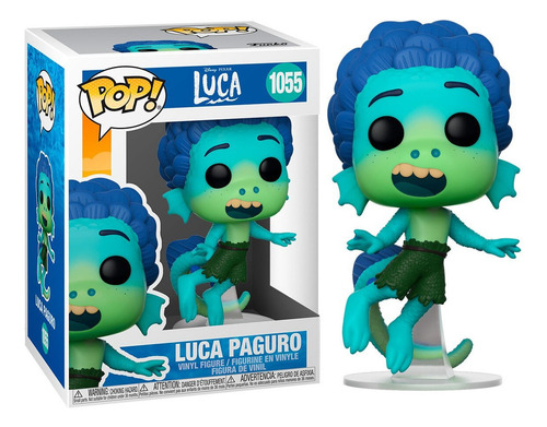 Funko Pop Luca Paguro Triton #1055 Luca Pelicula Disney Pixar Figura De Accion Original