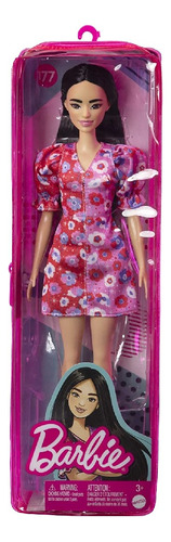 Boneca Barbie Fashionista Doll Look Modelo 177 Mattel Fbr37