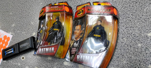 Dc Multiverse, Batman 89, Michael Keaton, Lote De 2!! (Usado)