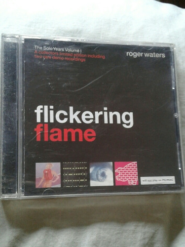 Roger Waters Flickering Flame Made In Austria. Cd Usado 