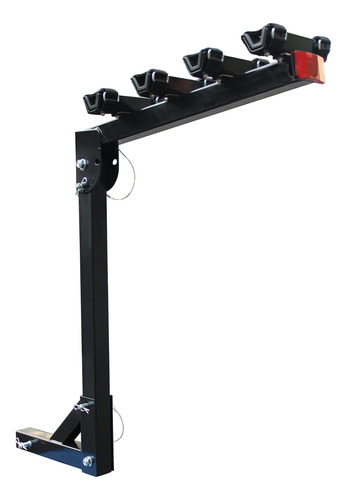 Maxxhaul Hitch Mount Bike Rack 4-bike Rack, Negro Para Autos