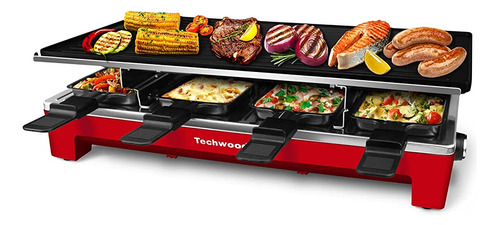Raclette Table Grill, Techwood Electric Indoor Grill Korean 
