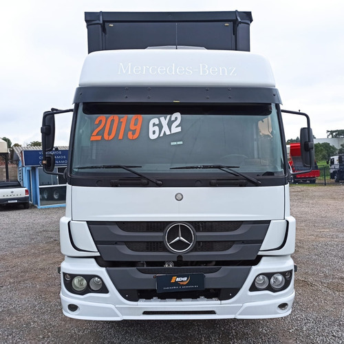 Imagem 3 de 15 de Mb Atego 2430, Truck 6x2, 2019. Sider 10 Metros