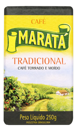 Café Torrado e Moído a Vácuo Tradicional Maratá Pacote 250g