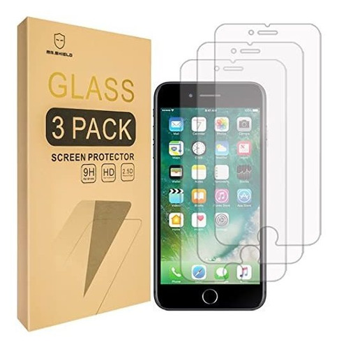 [3-pack] -  Diseñado Para iPhone 8 Más Protector De Qdhyg