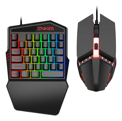 Juego De Teclado Y Ratón Rgb Con Teclado + Ratón