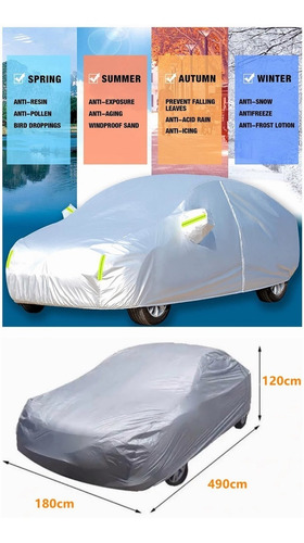 Imagen 3 de 10 de Cubierta Funda Protector Con Reflectantes Impermeable 4,9m