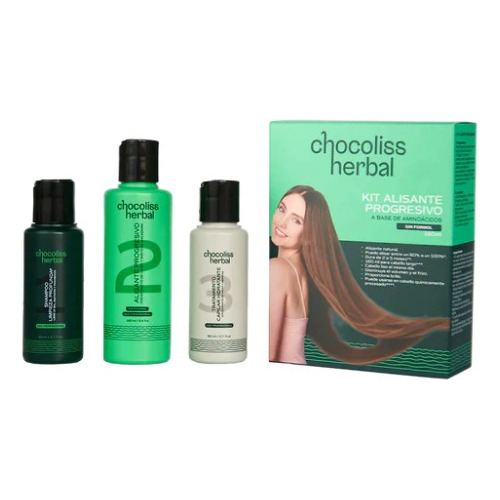 Imagen 2 de 4 de Combo Kit Alisante Chocoliss 120ml+sham - mL a $514