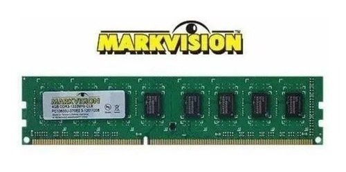 Memoria Desktop 1333mhz 4gb Markvision. Pc10800u Nfe