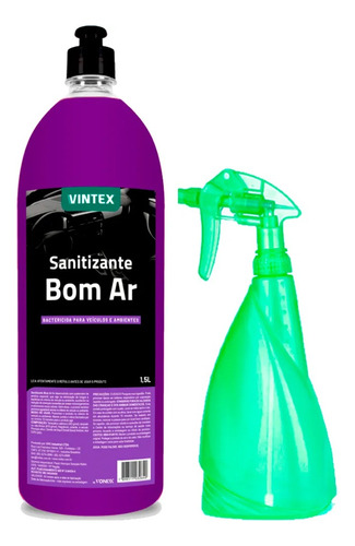 Sanitizante Bactericida Bom Ar 1,5l Vonixx + Borrifador