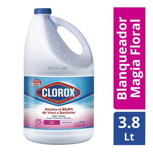 Blanqueador Clorox Desinfectante Aroma Magia Floral 3,8 Lt