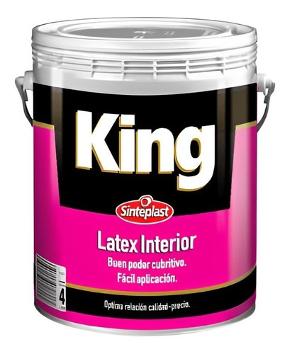 Pintura Latex King Interior Bco 4lts Sinteplast - Proxecto