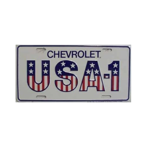 Placa De Matrícula De Estados Unidos Chevy