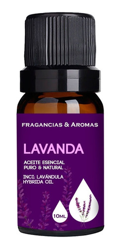 Aceite Esencial Puro Natural Aromaterapia - Lavanda 10ml