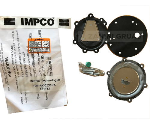 Kit De Reparacion Equipo A Gas Marca Impco Modelo J