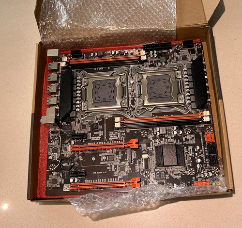 Placa Madre Dual X79 Lga2011 + 2 Xeon + 2 Cpu Fan