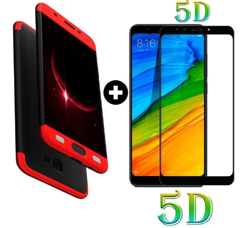 Estuche 360 Xiaomi Redmi Note 4 Note 4x + Vidrio Templado 5d