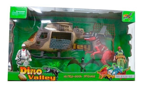 Set Valle Dinosaurio C/ Helicóptero 1035578 E.normal