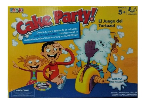 Juego Cake Party Tipo Tortazo Faydi 125