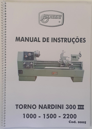 Manual De Instrução Do Torno Nardini 300 I I I