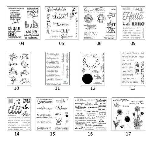 (16 #mold) Selo Transparente De Silicone Diy Scrapbooking Em
