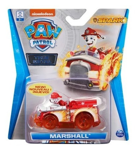 Paw Patrol Patrulla Canina Vehiculo Spark Marshall True Meta