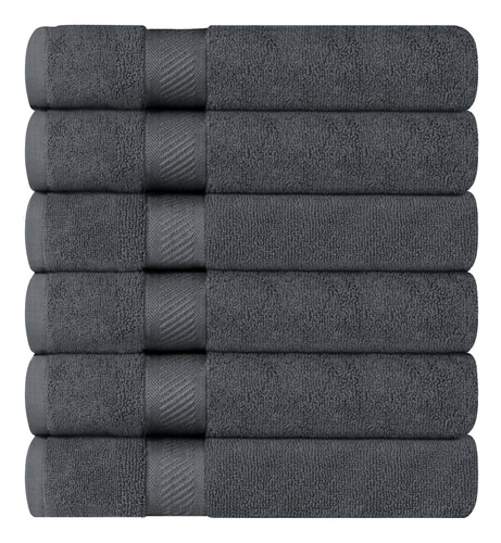 Utopia Towels Juego De 6 Toallas De Baño Pequeñas, 100% Algo