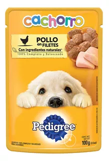 Alimento Húmedo Para Cachorros Pedigree Sabor Pollo 100 Gr