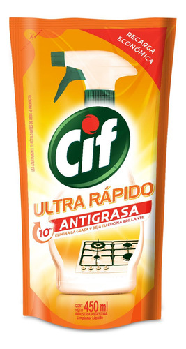 Cif - Anti Grasa Nva For Rep Econ Dp - 450 Ml
