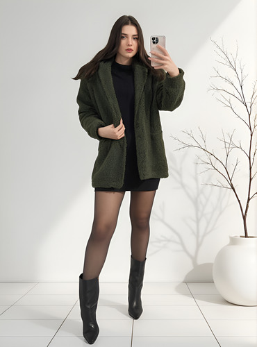 Casaco Ted Plus Size Quentinoestiloso Casual Moderno Luxo