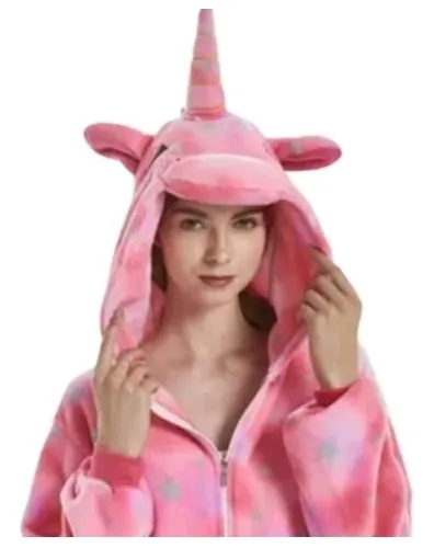 Bella Pijama Disfraz Unicornio Polar Enterito Mujer Niñas