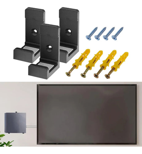 Soporte De Montaje En Pared Para Consola, 3 Para Delgado