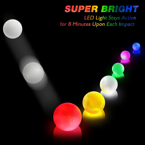Vtretu Glow In The Dark Golf Balls Gobs Regals De Golf, Nigh
