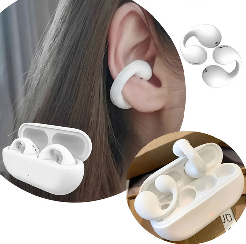 Fone De Ouvido Ear-clip Bluetooth Por Condução Ossea Clipe