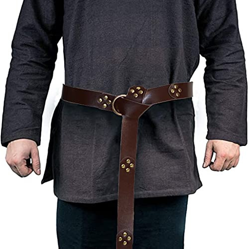 Joymiao, Cinturón Vikingo Medieval Para Hombre, Cinturón D