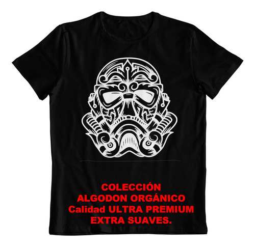 Polera - Dtf - Algodon Organico - Mandala Clon Star Wars