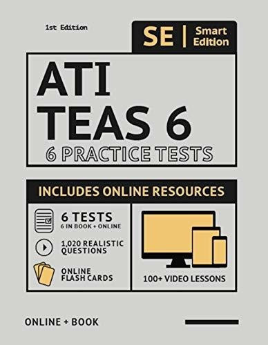 Ati Teas 6 Practice Tests Workbook 2020 2nd Edition, De Smart Edit. Editorial Smart Edition Media En Inglés